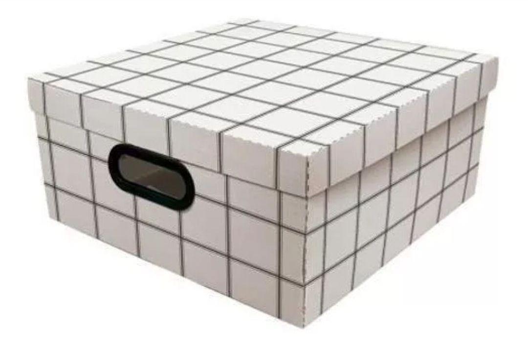 Caixa Organizadora Linho Grande Minimal