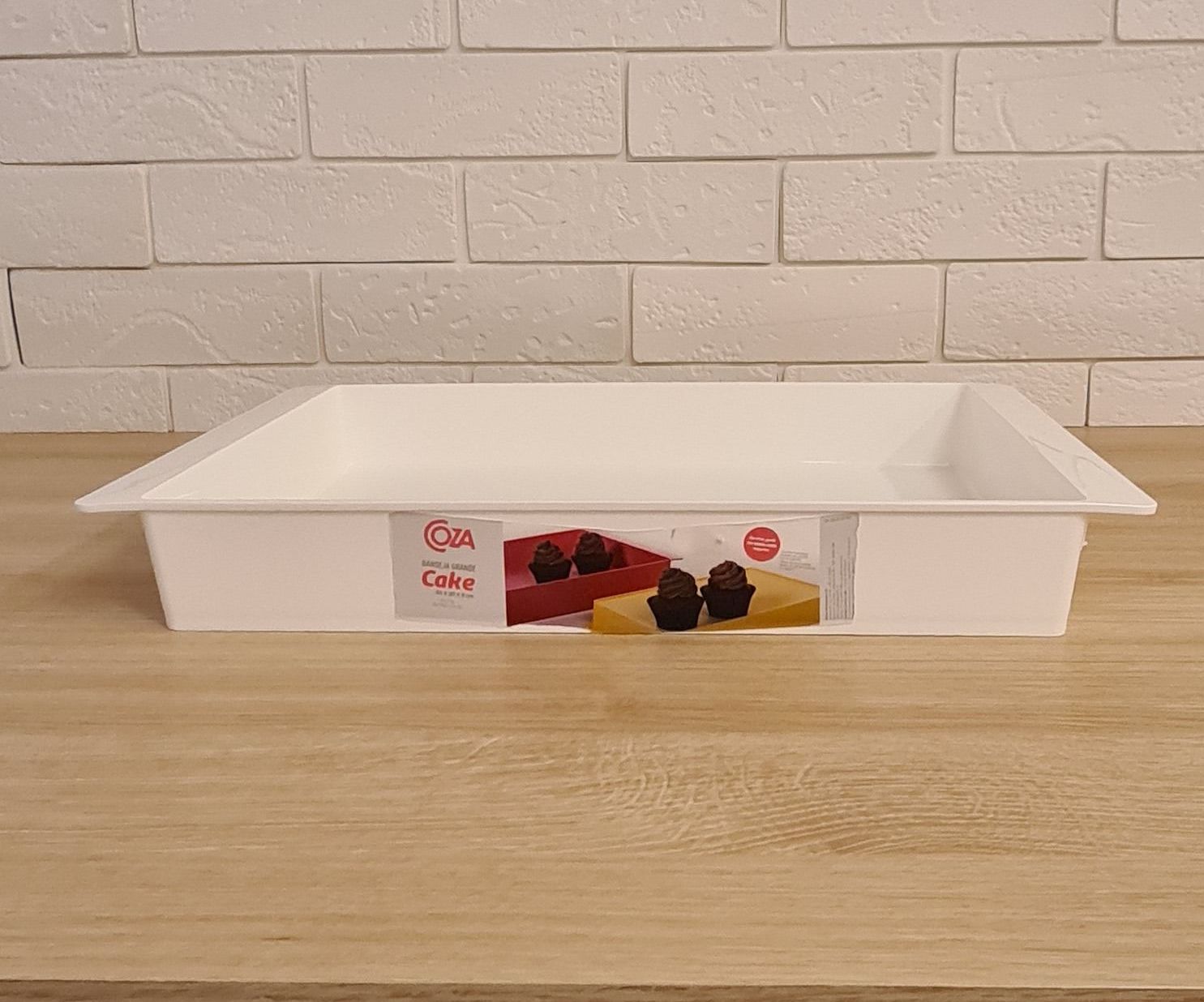 Bandeja Cake Grande 40x30x6 Branca
