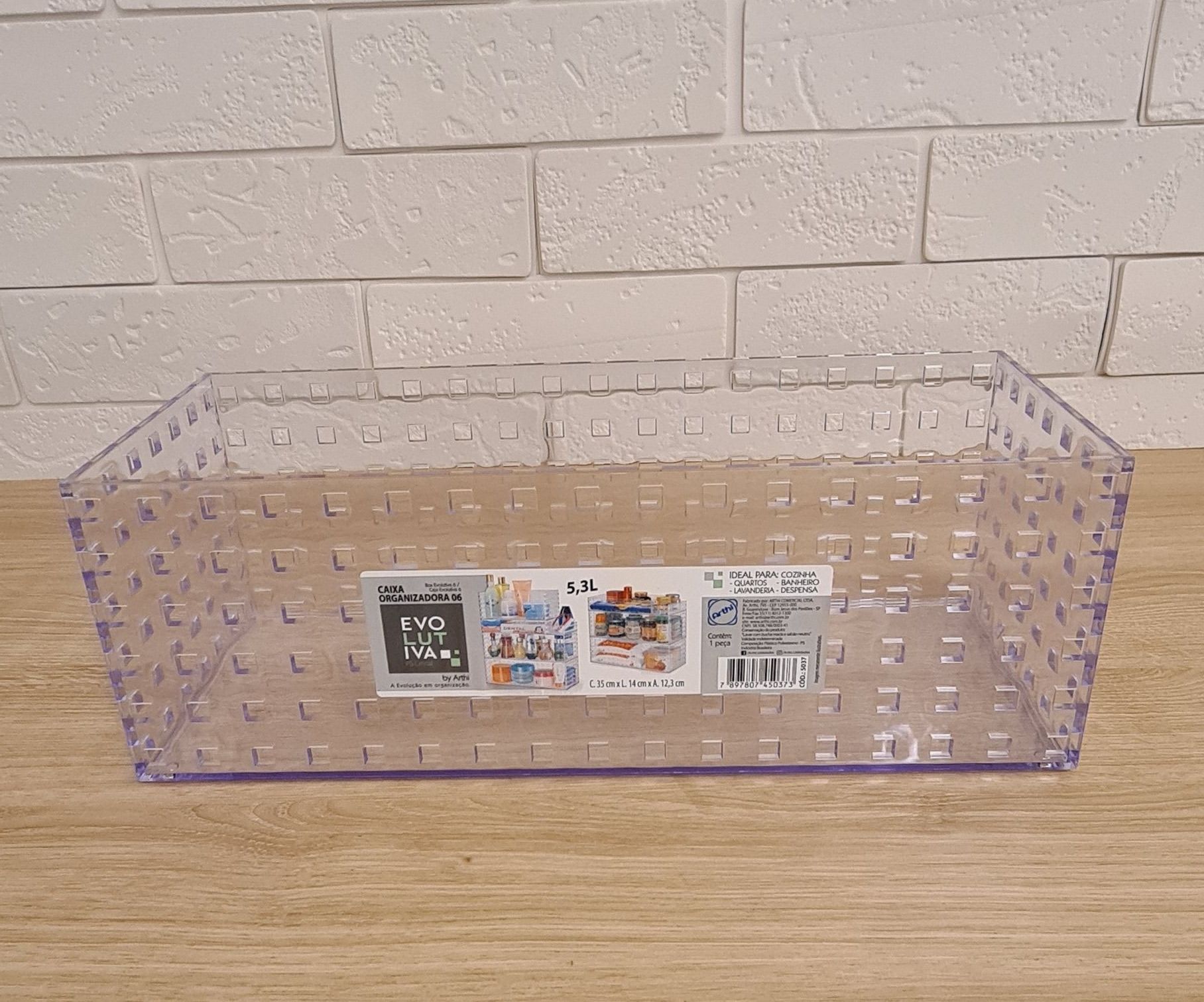 Caixa Cristal Arthi 35x14x12,3