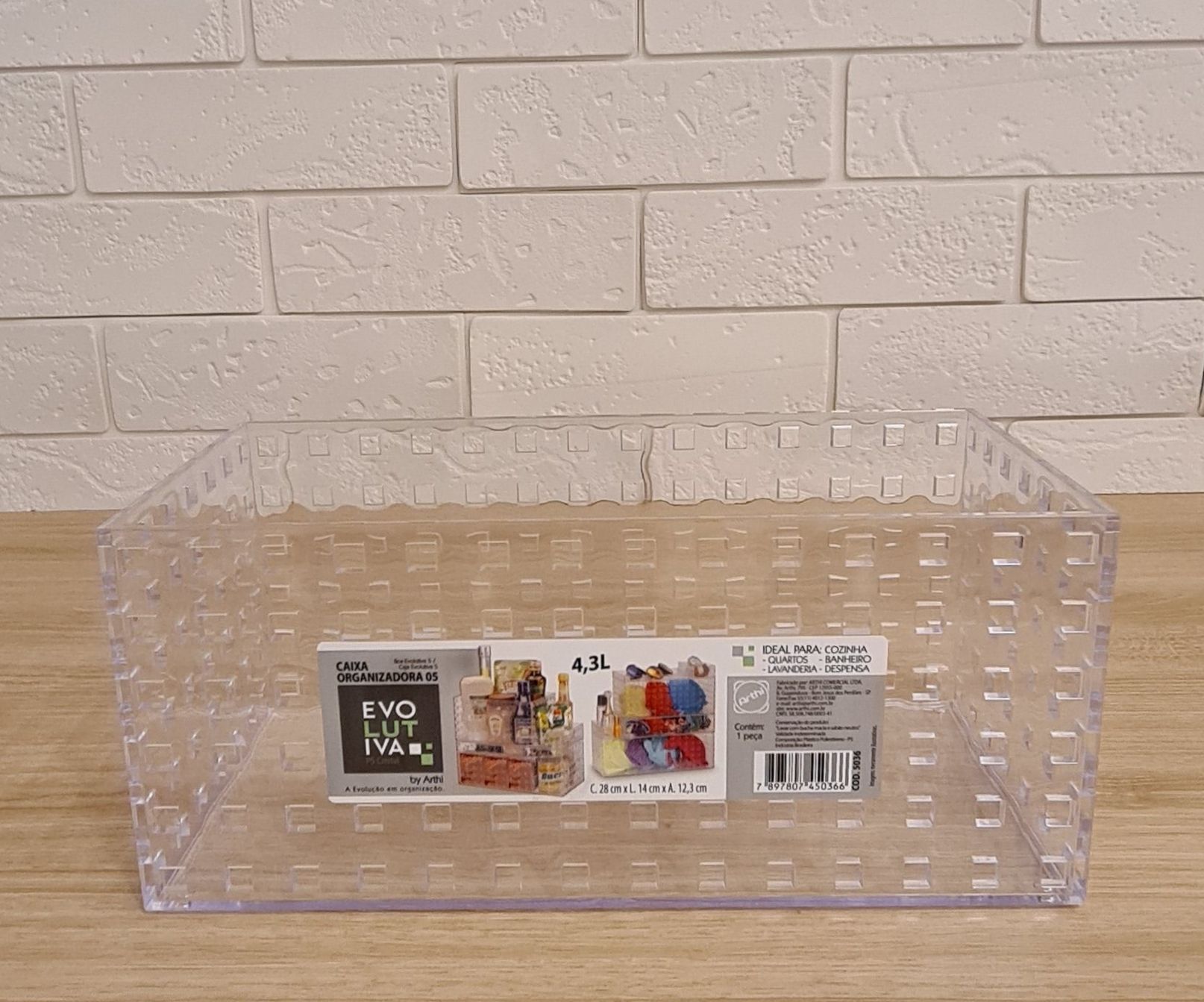 Caixa Cristal Arthi 28x14x12,3