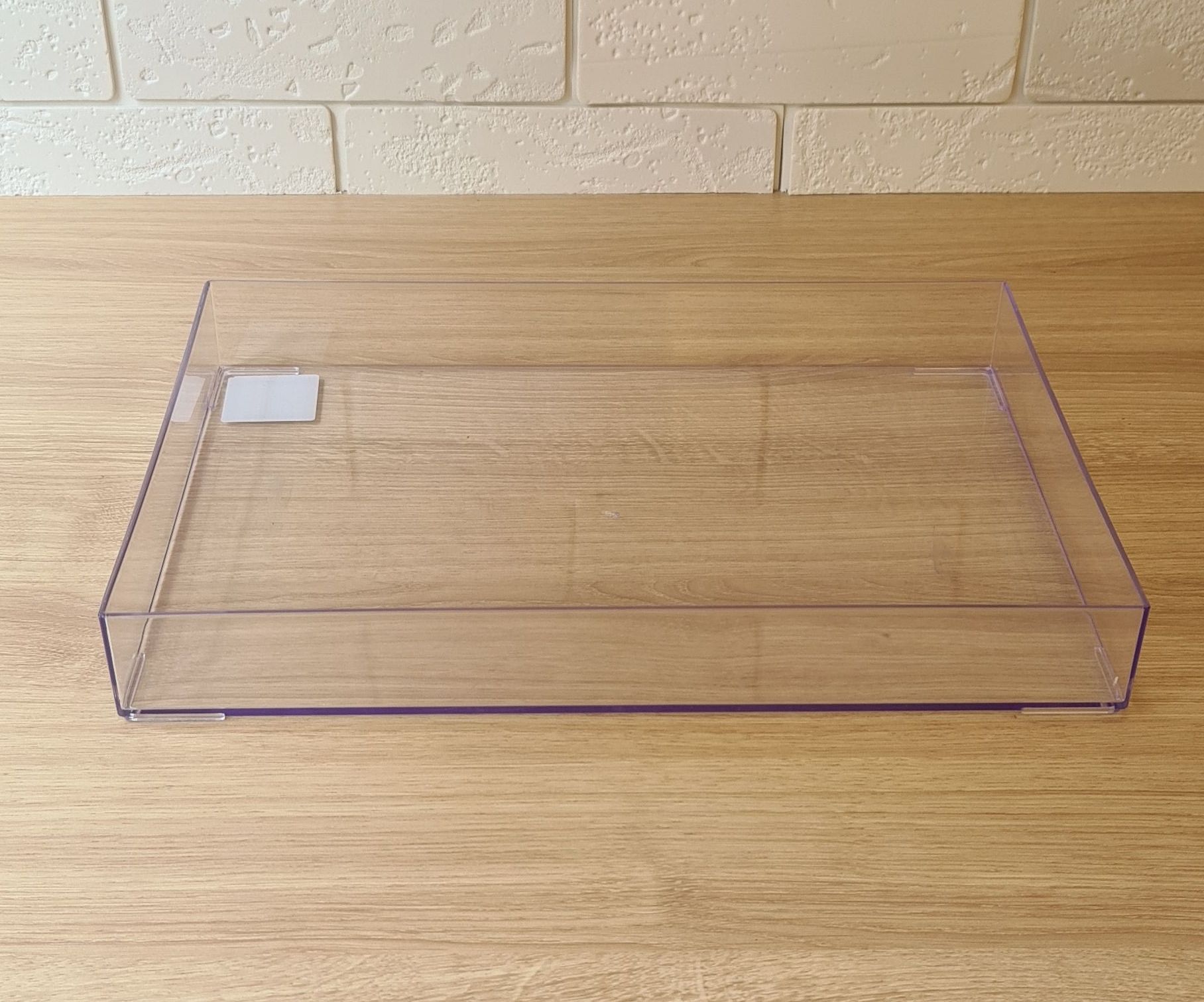 Bandeja 34,5x25x4,7cm Cristal