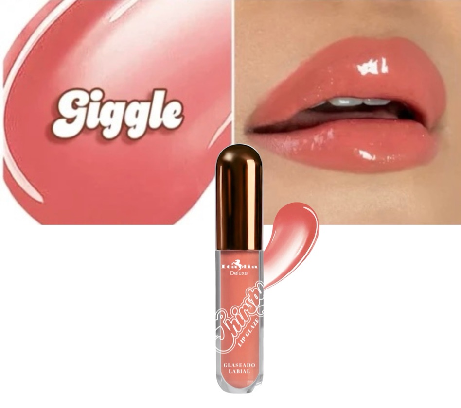 06 Giggle Lip Glazed Italia Deluxe