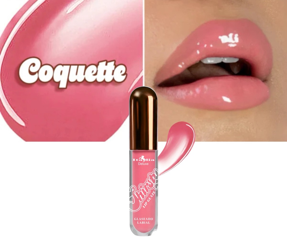02 Coquette Lip Glaze Italia Deluxe