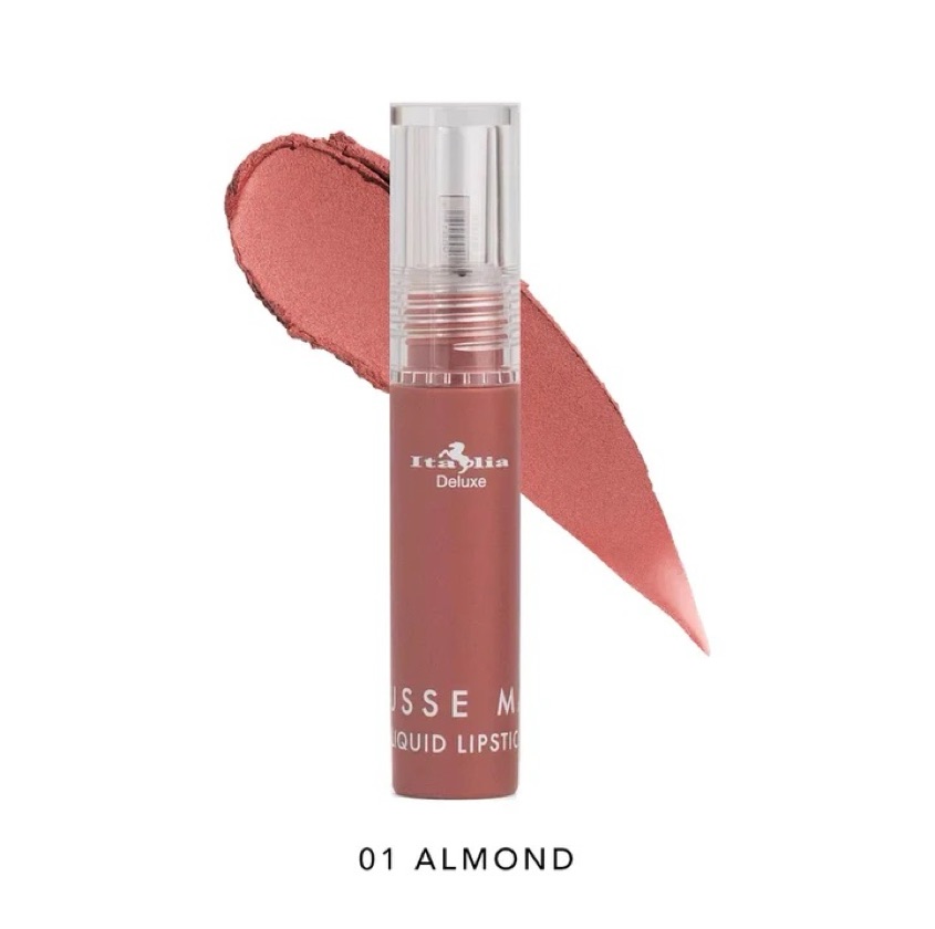 01 Almond Labial Líquido Matte Italia Deluxe