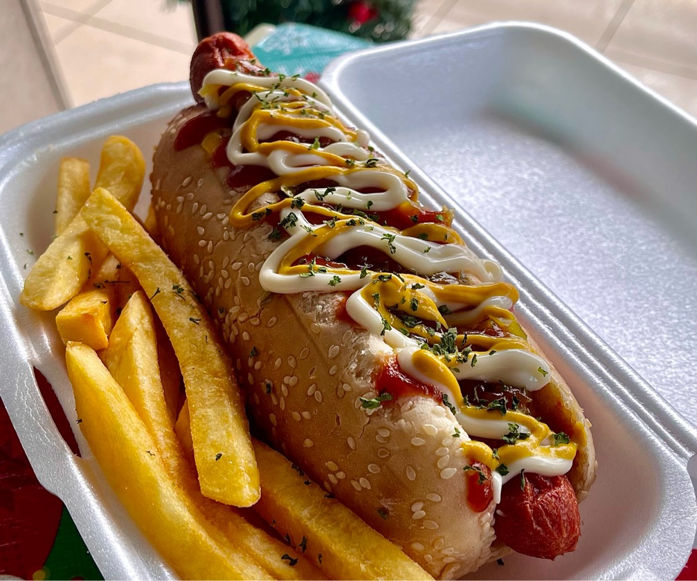 Hot-dog con papas