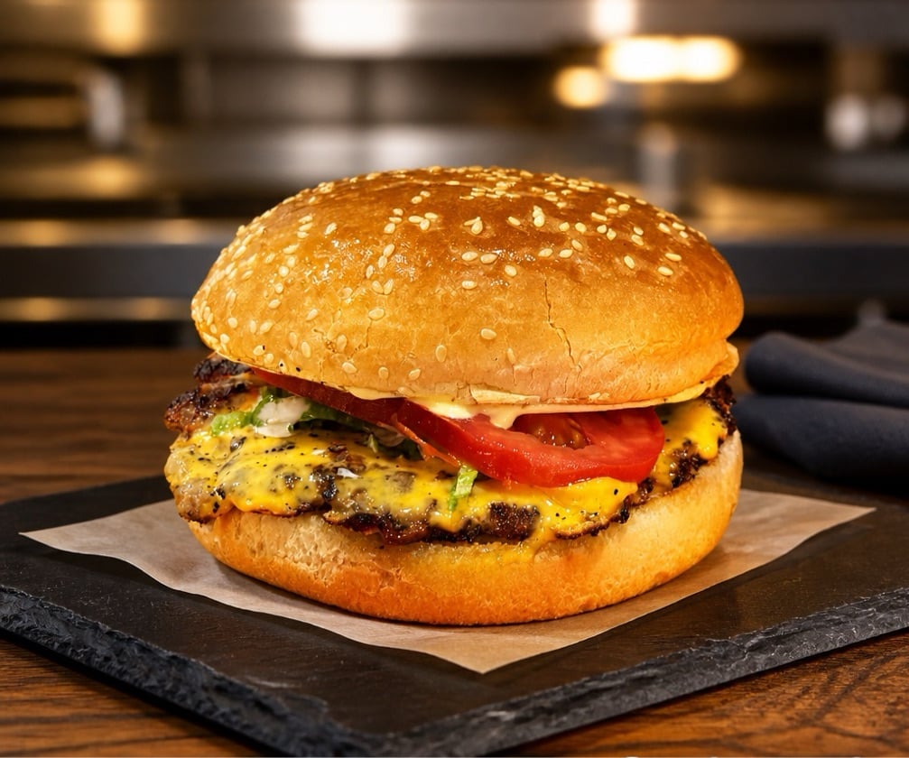 Burger res (sin papas)