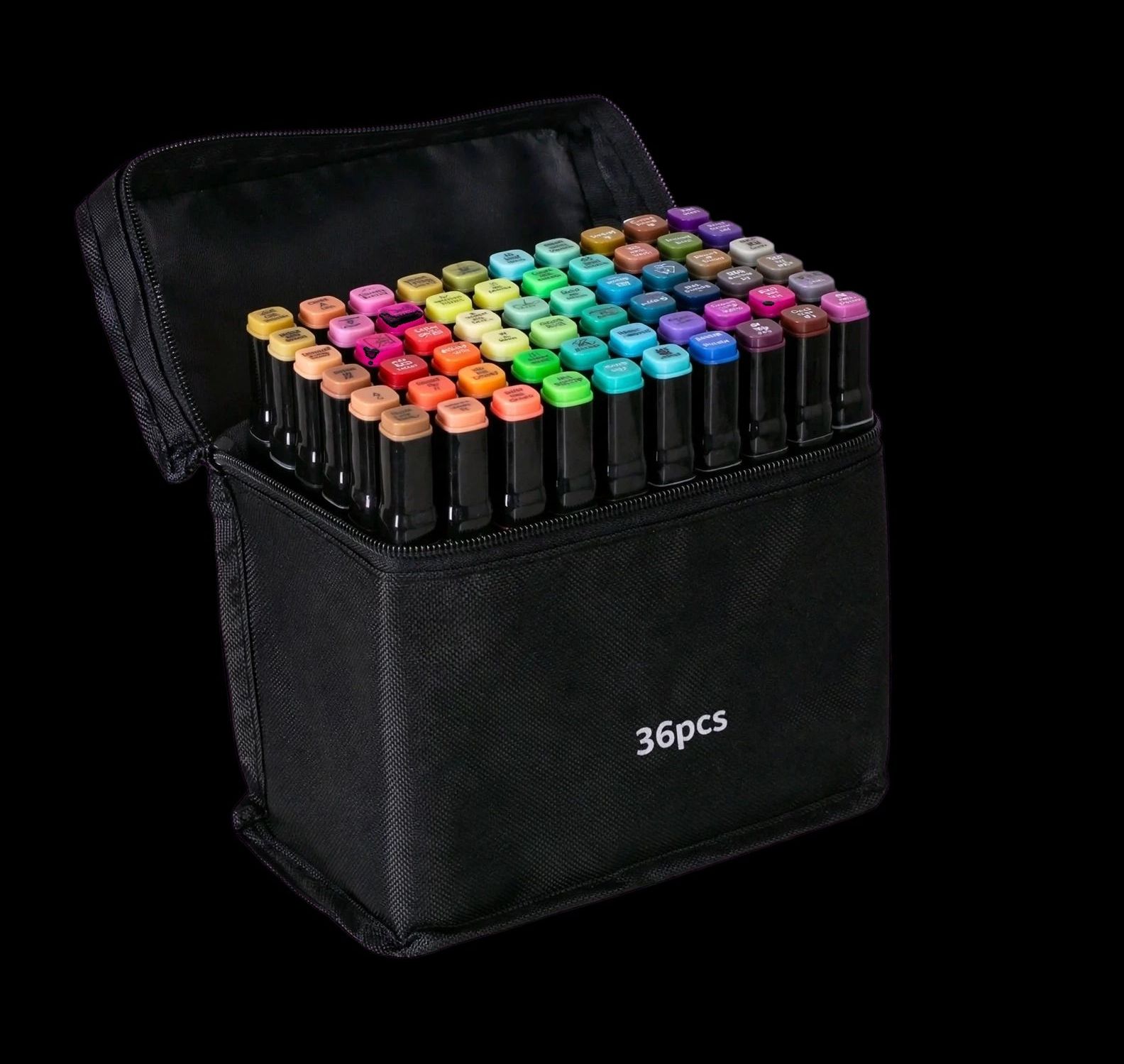 Set de 36 plumones doble punta