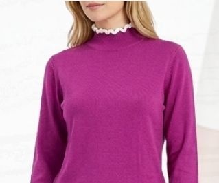 Media Polera Ciruela