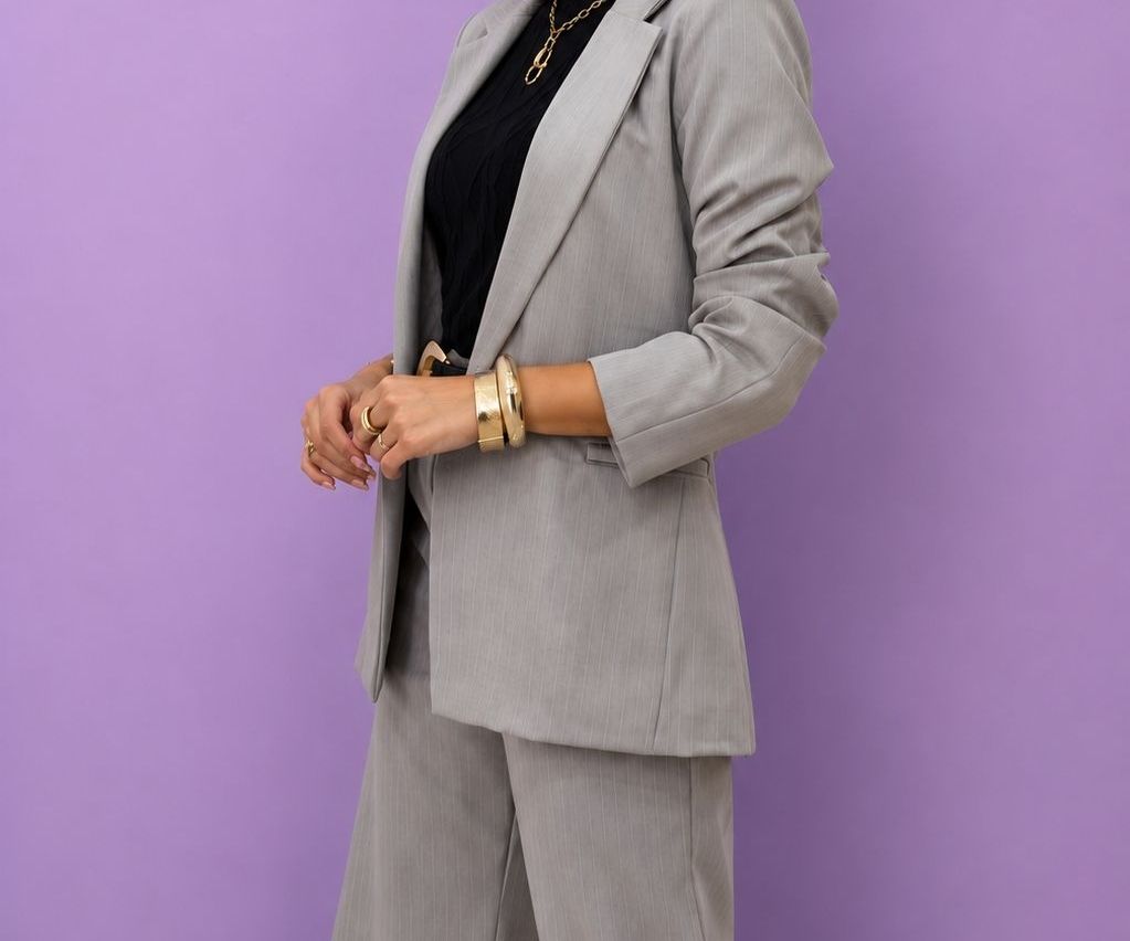 Blazer Gris Acero