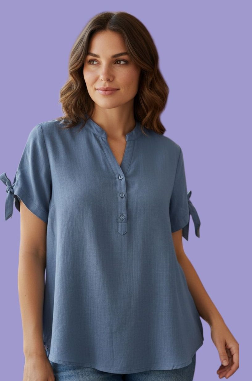 Camisa c/Lazo. Lino Lago Puelo