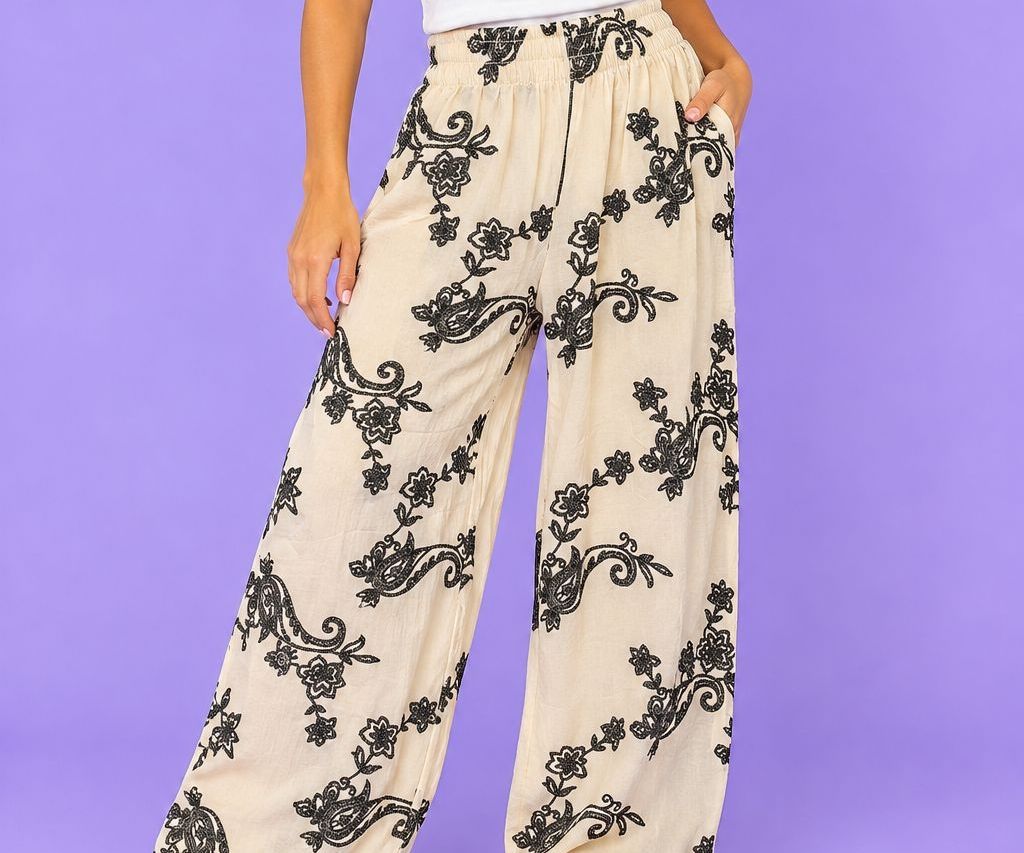 Pantalon Verano Bordado