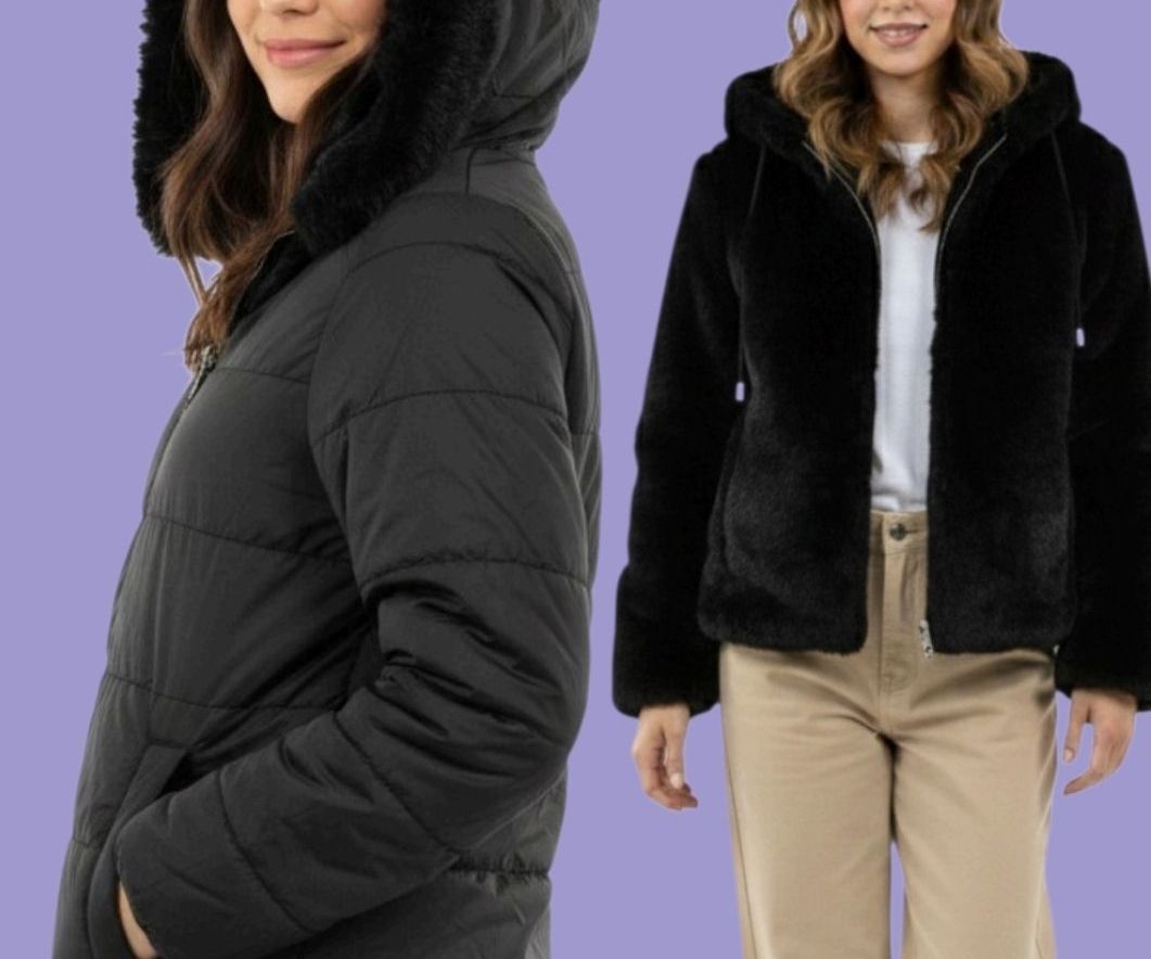 Campera Reversible Negra
