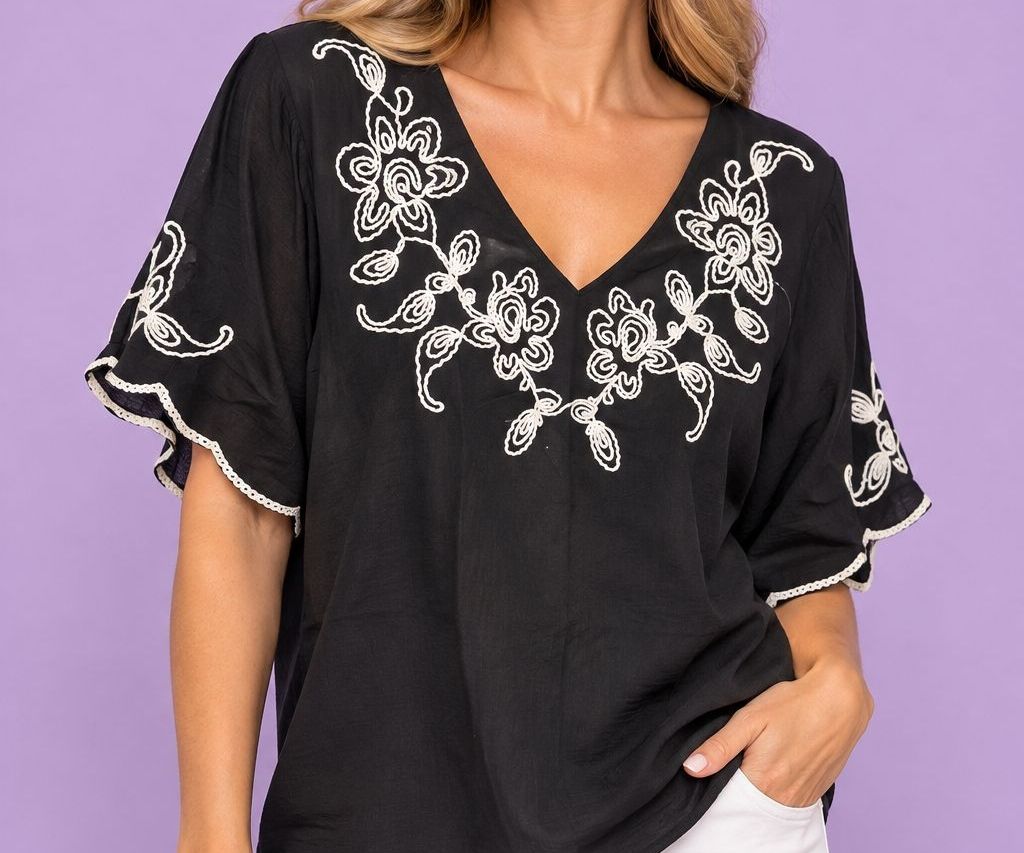 Blusa bordada