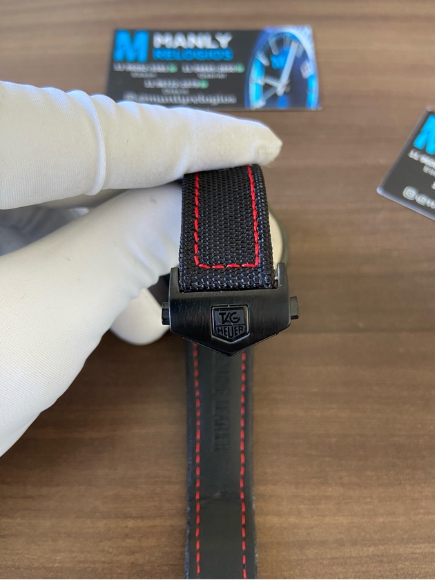 Aquaracer - All Black/Vermelho - Pulseira de nylon