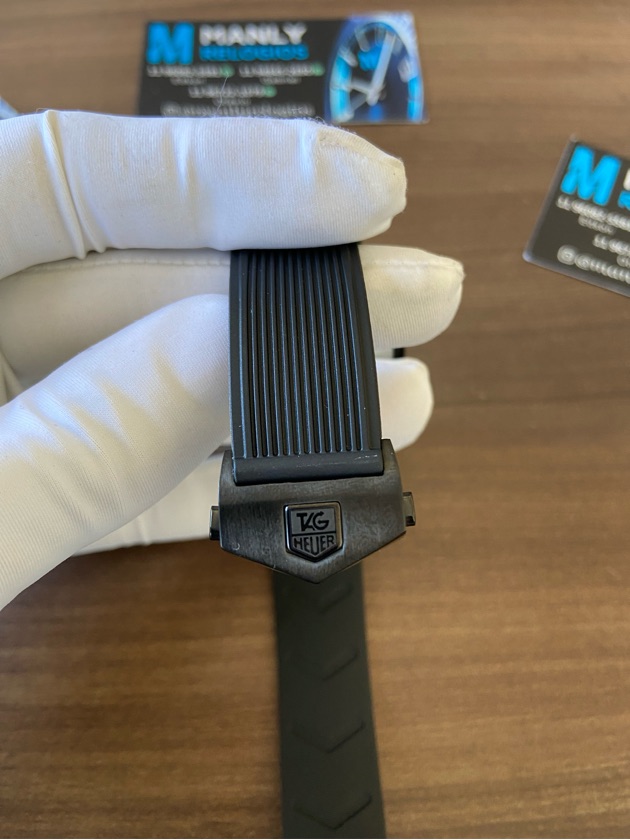 Aquaracer - All black/Azul - Pulseira de borracha
