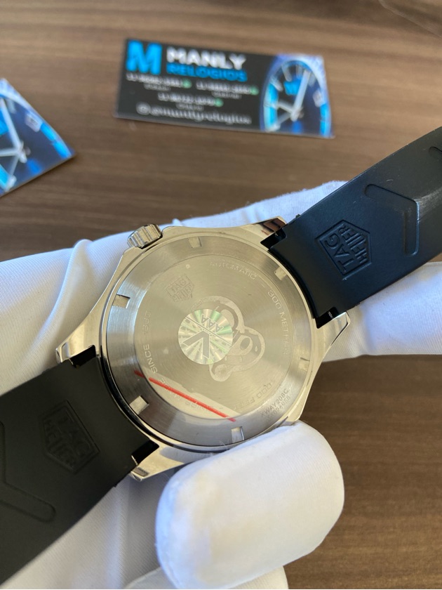 Aquaracer - All black - Pulseira de borracha preta