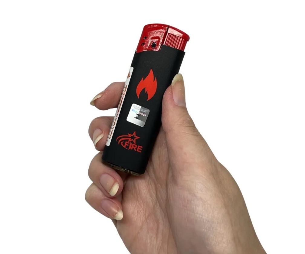 Caixa 25 Isqueiro Elétrico Firestar Wind-Proof FS76E (Chama Colorida)