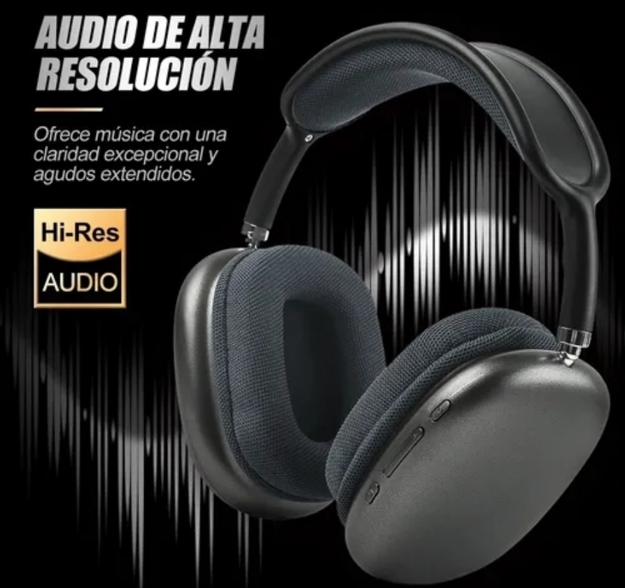 Audífonos inalám Bluetooth 4 DytiMeem +Cable Grafito