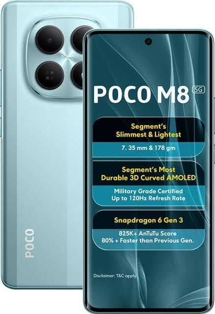 Poco M8 512g 8g ram 5G Verde