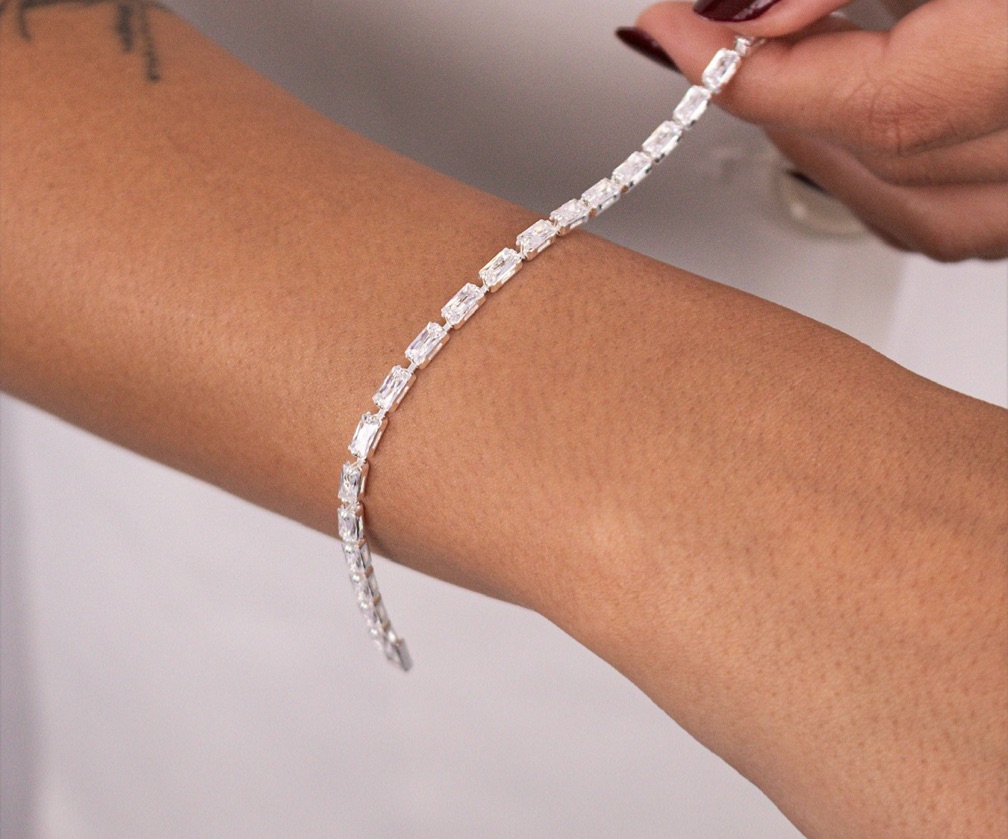 Pulseira luxury zircônia