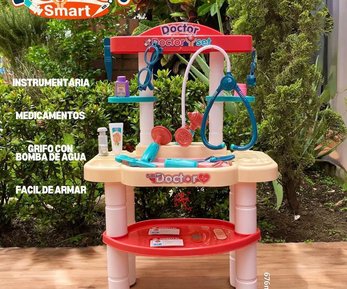 CONSULTORIO MEDICO 🏥 🧑🏻⚕️JUEGO DE DOCTOR PARA NIÑOS Y NIÑAS CON DISPENSADOR DE AGUA
Convierte el juego en una aventura y experiencia médica unica para tu pequeño doctor 🩺