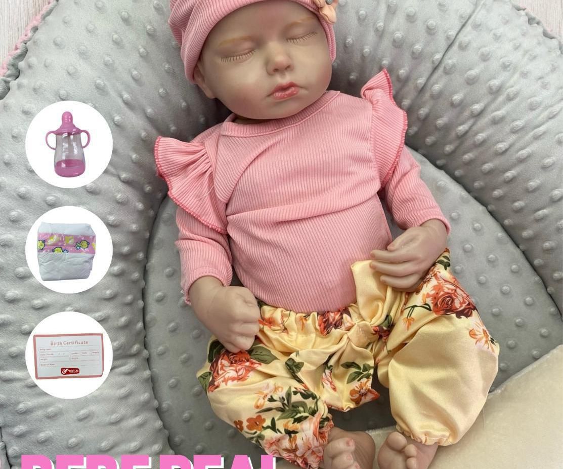 BEBE REAL REBORN DORMIDITA 😴💖 SENSACIÓN REAL AL CARGARLA
Hermosa bebe real con gesto dormida 😴s