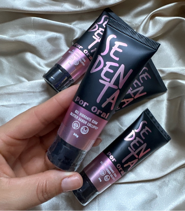 Gel Comestível com Glitter - Sedenta por Oral 50gr