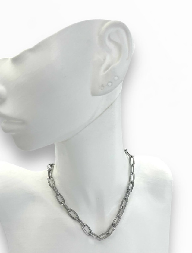 COLAR CHOKER ELO CARTIER LARGO-NIQUEL
