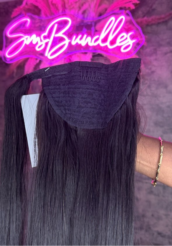 20” Straight Velcro Ponytail