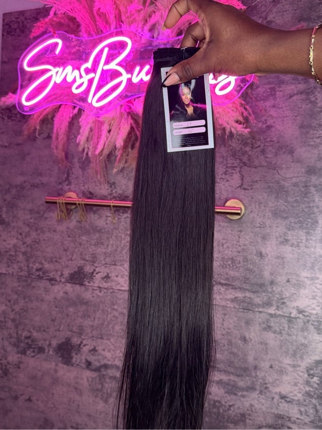 20” Straight Velcro Ponytail