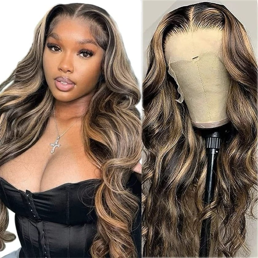 22” Bodywave Highlight 13*4 HD 200% Density
