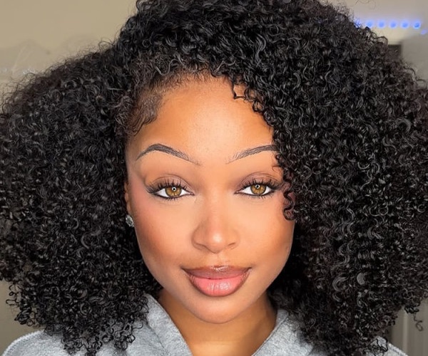 18” Afro Kinky Curly Half wig