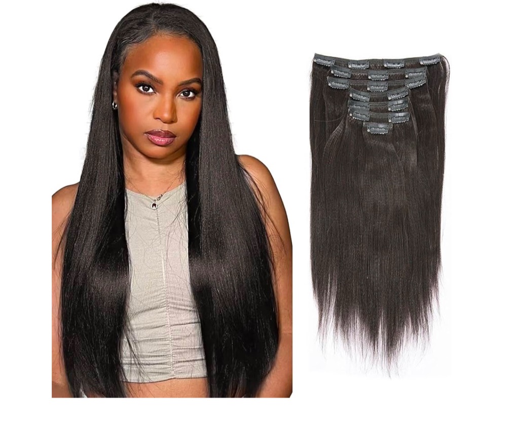 20” Straight Seamless Clip ins