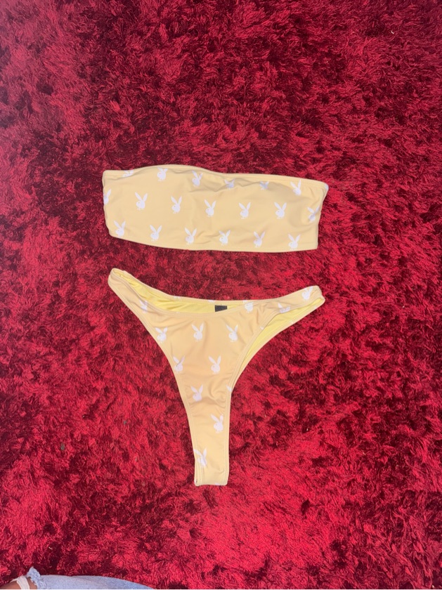 Traje de baño estampado playboy 🐰