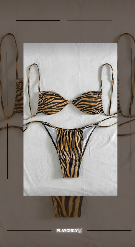 Traje de baño estampado 🐰