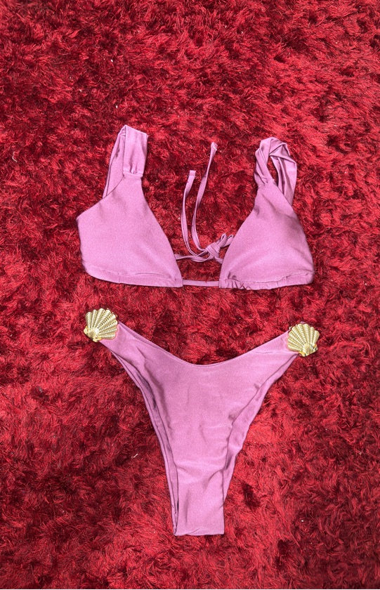 Traje de baño con diseño,concha de mar 🌊