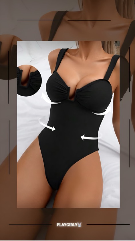Traje de baño efecto faja ☀️