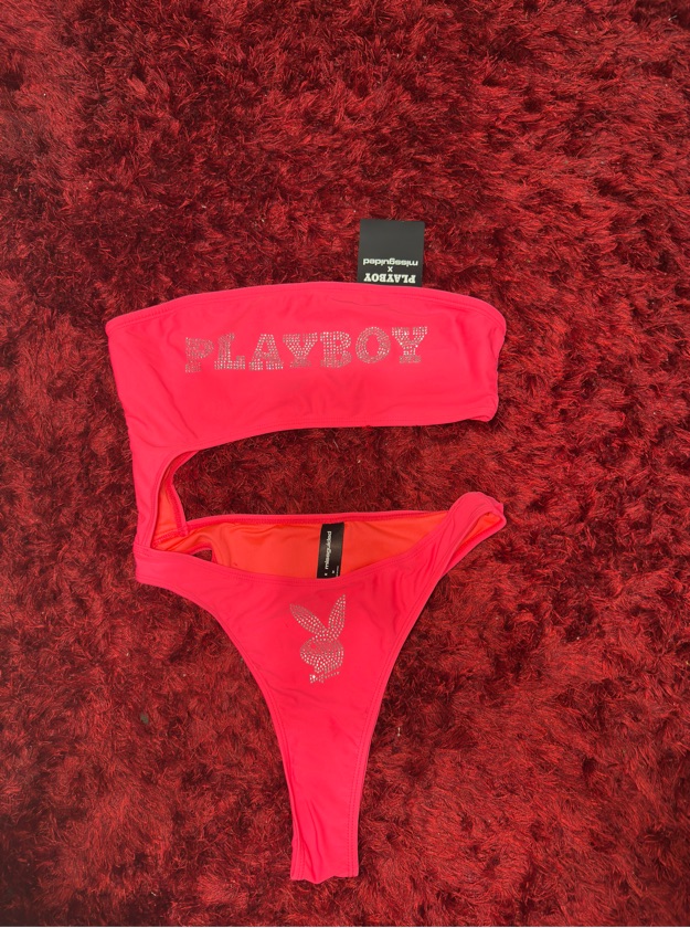 Traje de baño una pieza playboy🐰
