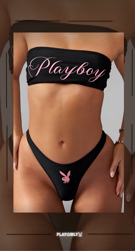 Traje de baño playboy☀️