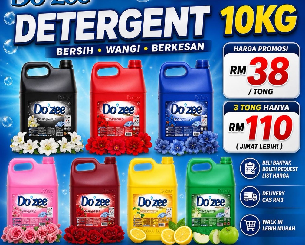 Dozee Detergent 10kg ( LD )
