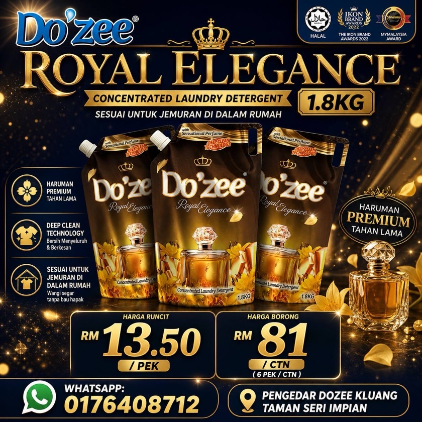 Dozee Royal Elegance Pek 1.5kg ( RE15 )