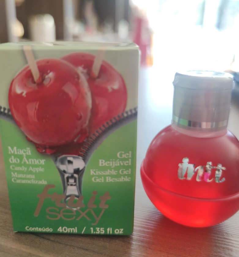 Gel oral/beijável maçã verde Fruit Sexy intt 40ml