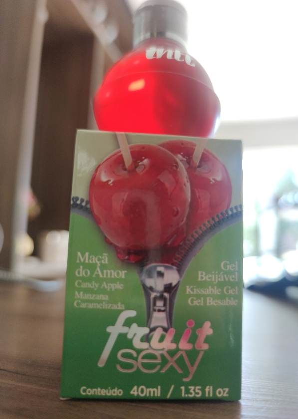 Gel oral/beijável maçã verde Fruit Sexy intt 40ml