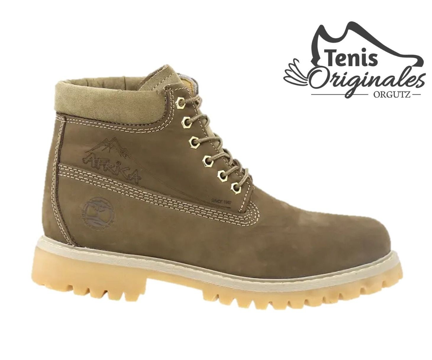AFRICA 1600 #26-29.5 BOTA NOBUK TAUPE