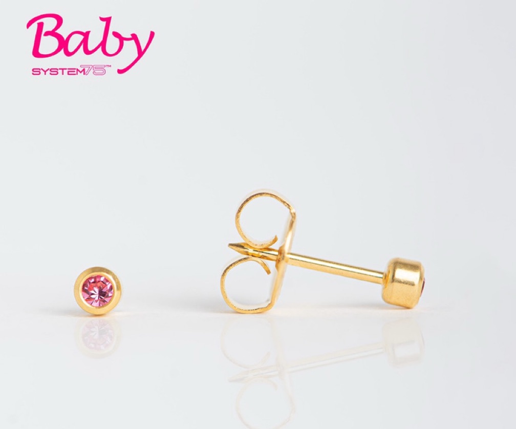 129-Baby System 75 vezes rosa durado 2mm