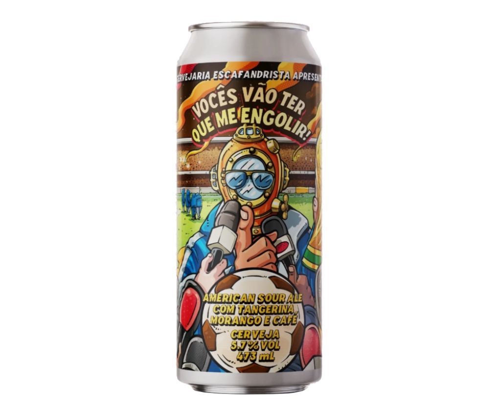 Cerveja Escafandrista Vocês vão ter que me engolir Sour Lata 473ml
