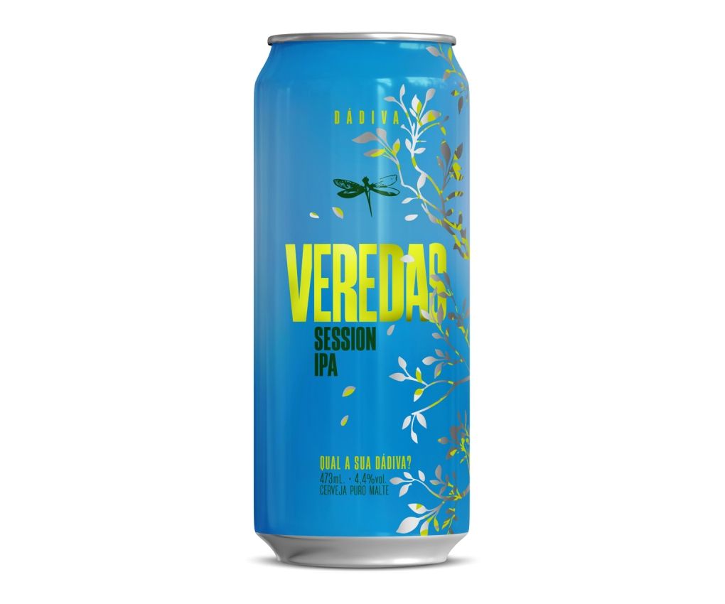 Cerveja Dádiva Veredas Session IPA Lata 473ml