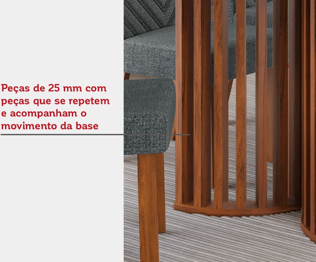 Mesa tampo madeira freijó - 1,70 x 0,90