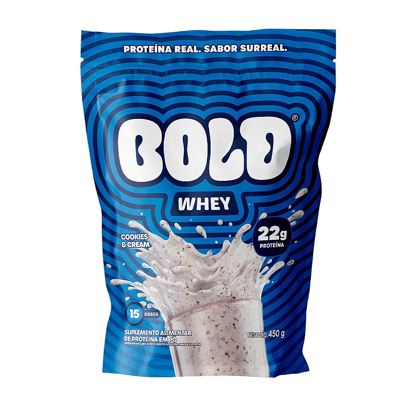 BOLD Whey Cookies & Cream 450g