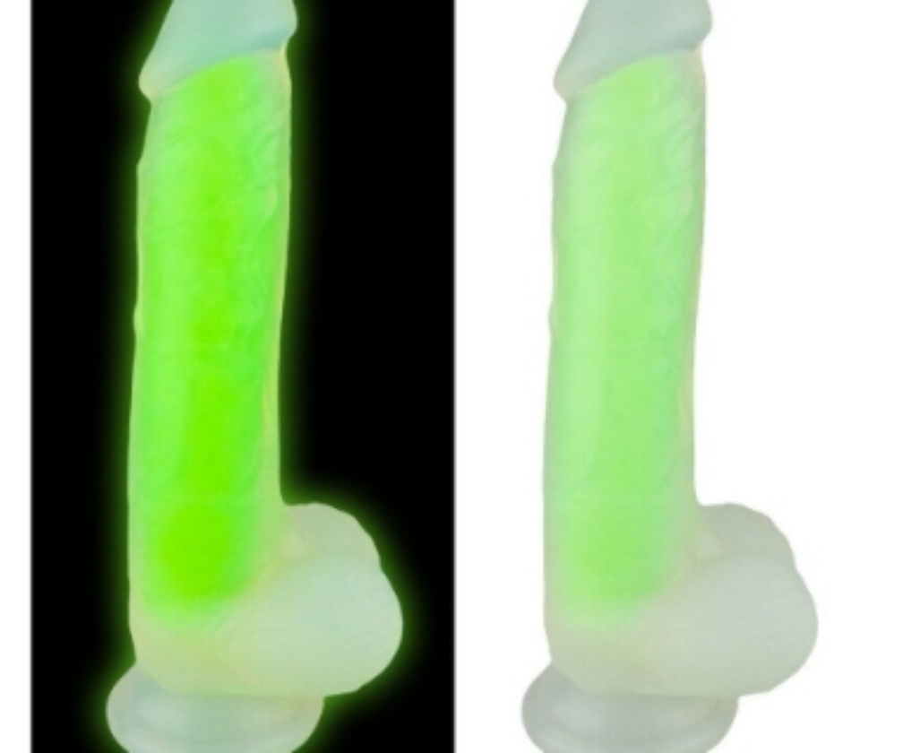 Double Layer Luminous Glow In The Dark Dildo